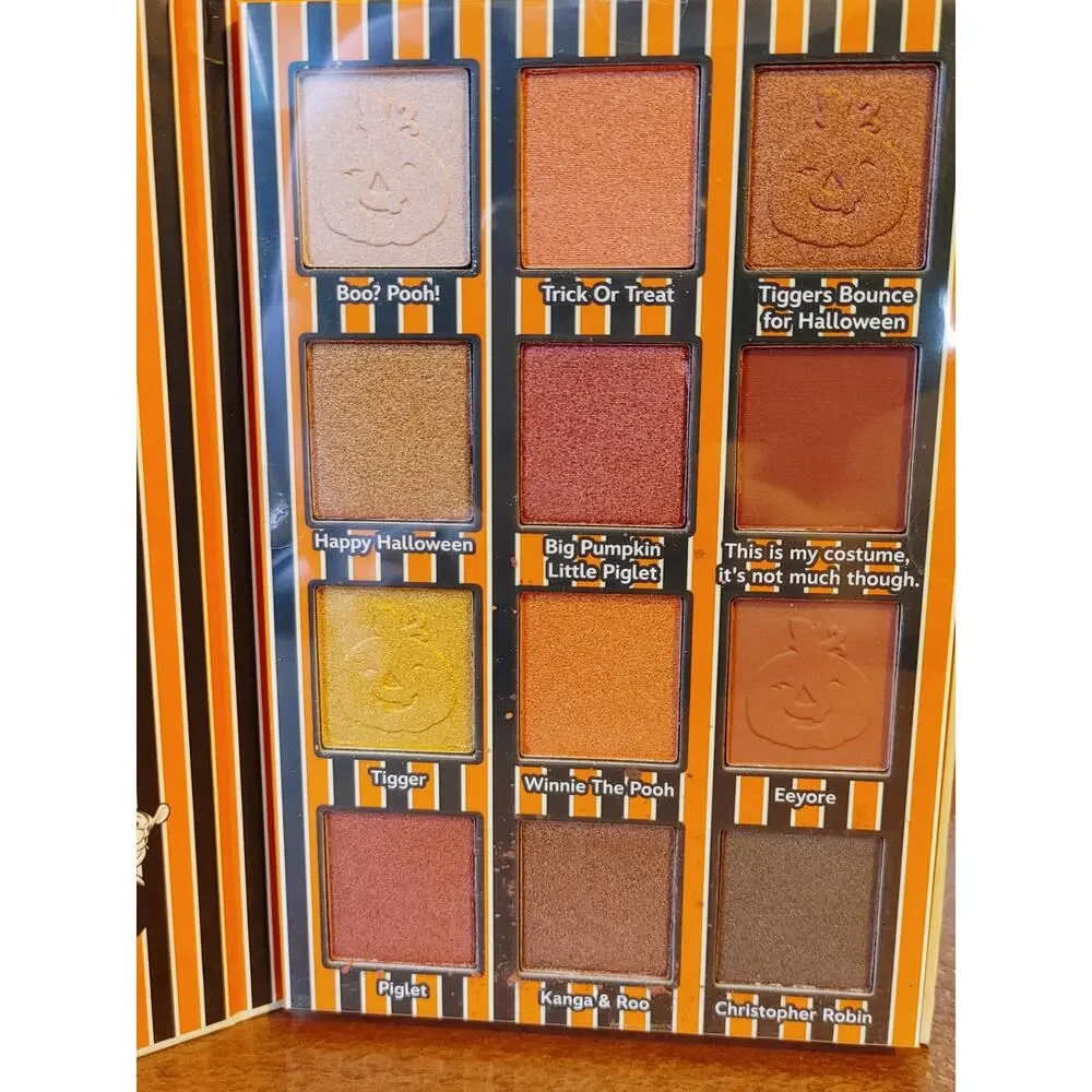 Disney Winnie The Pooh Happy Halloween 12 Color Eyeshadow Palette With Mirror